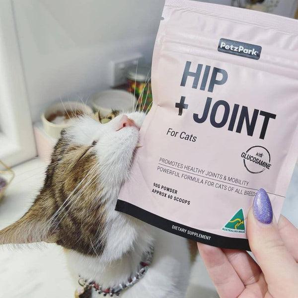 Hip + Joint Supplement for Cats - 60 Scoops - Cat Supplements - Purr Wish