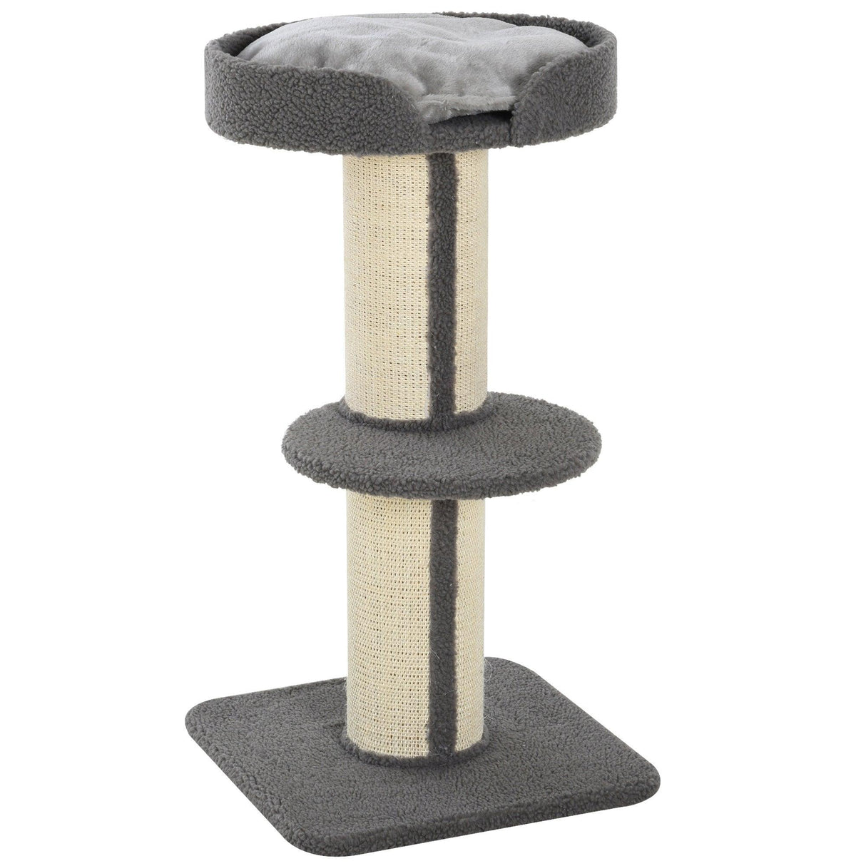 Resting Cat Tower, 91cm - Grey - Cat Trees - Purr Wish