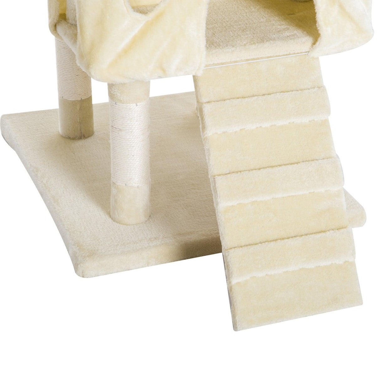 Multi-Level Cat Tower, Scratching Post, Cat Bed, 181cm - Beige - Cat Trees - Purr Wish