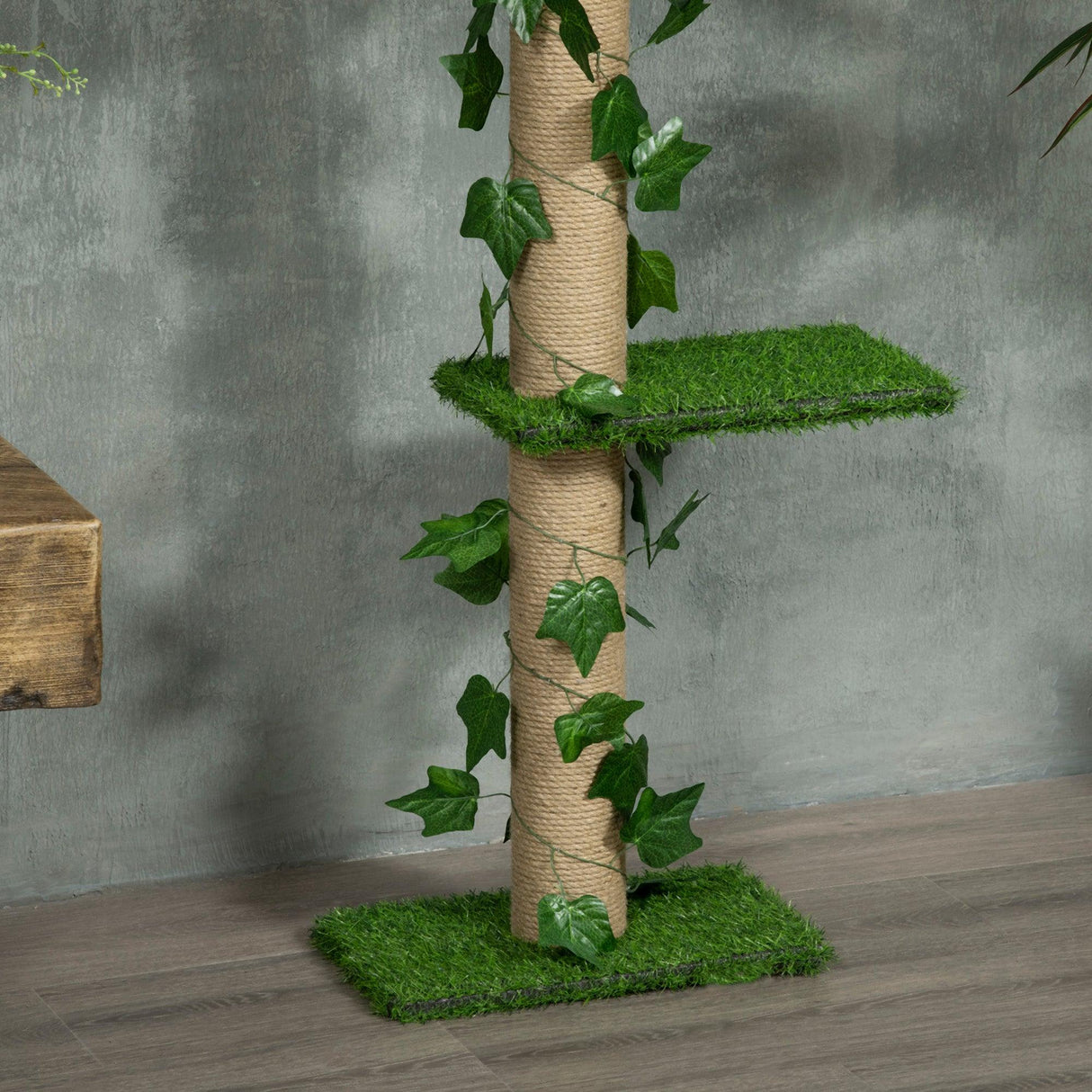 Adjustable Floor-to-Ceiling Cat Tower, Green - Cat Trees - Purr Wish