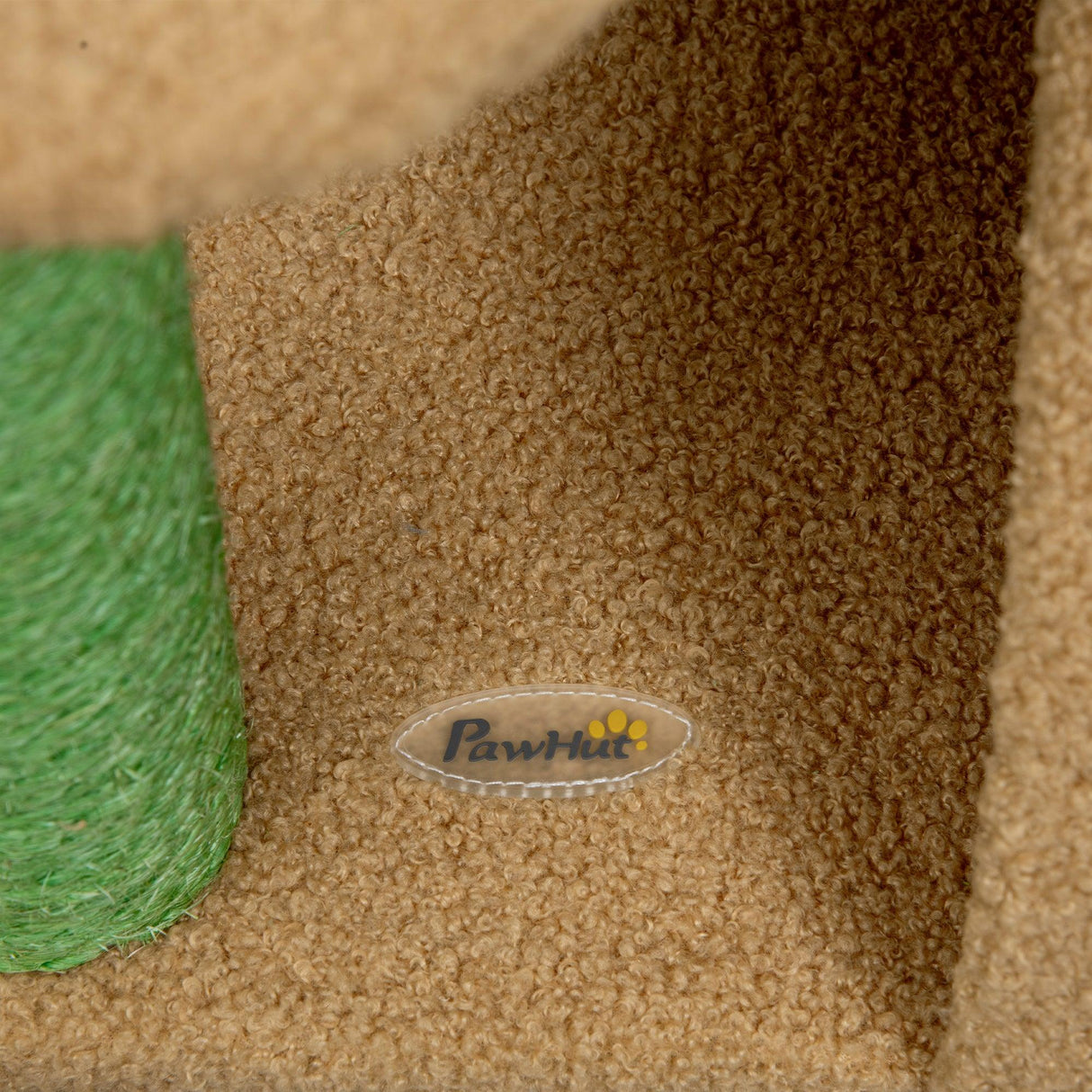 Cosy Cat Tree with Bed & Toys, 72cm - Yellow & Green - Cat Trees - Purr Wish