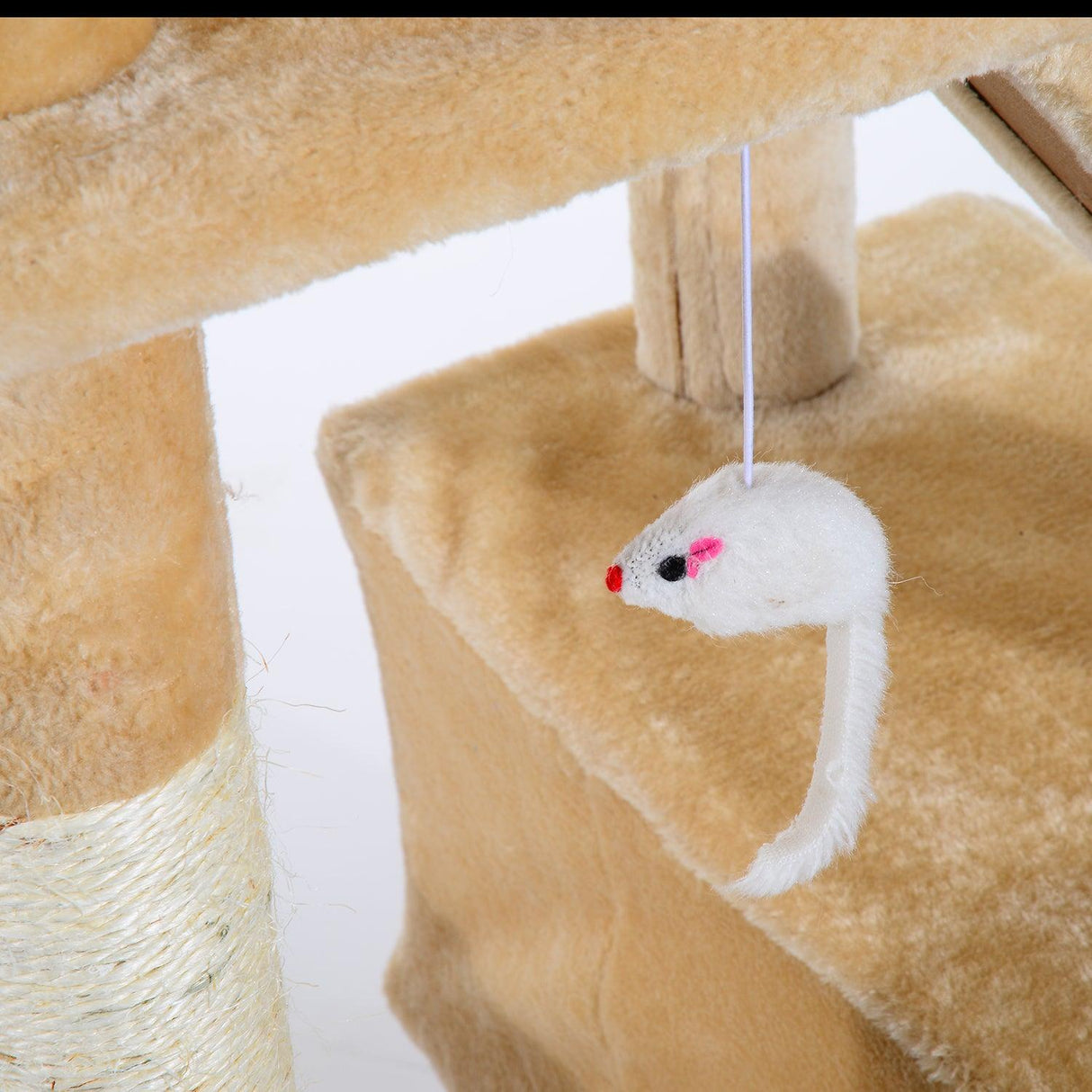 Cat Tree Climbing Tower Activity Center, 170cm - Cream White - Cat Trees - Purr Wish