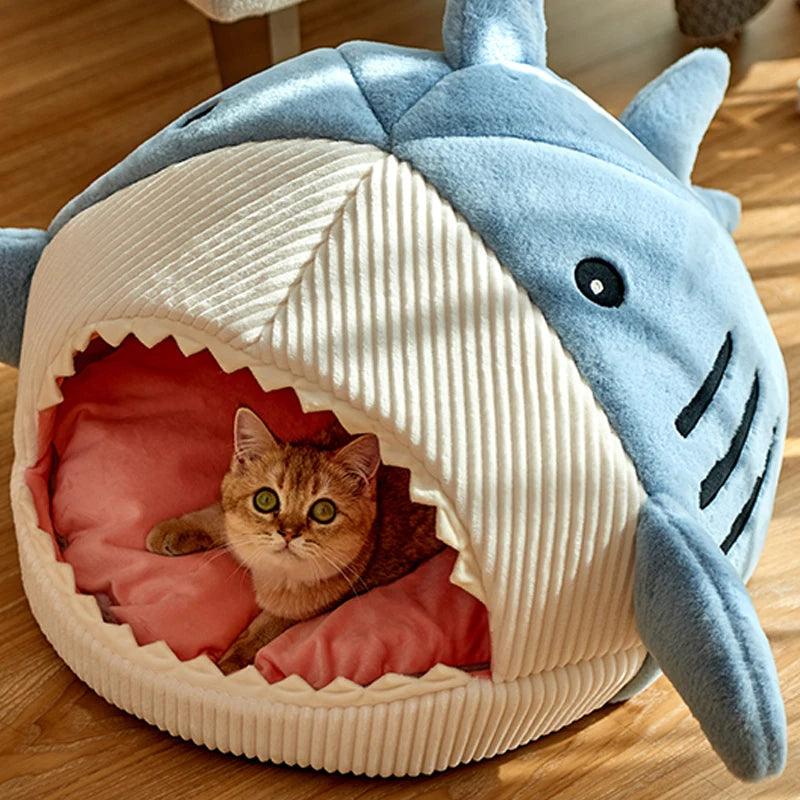 Cosy Enclosed Cat Bed - Portable & Warm Pet Nest - Cat Beds - Purr Wish