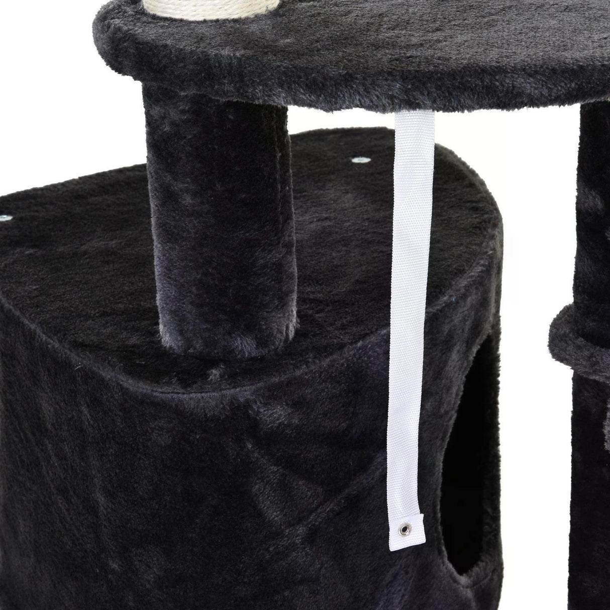 Vertical Cat Tree Condo Tower Grey - Cat Trees - Purr Wish