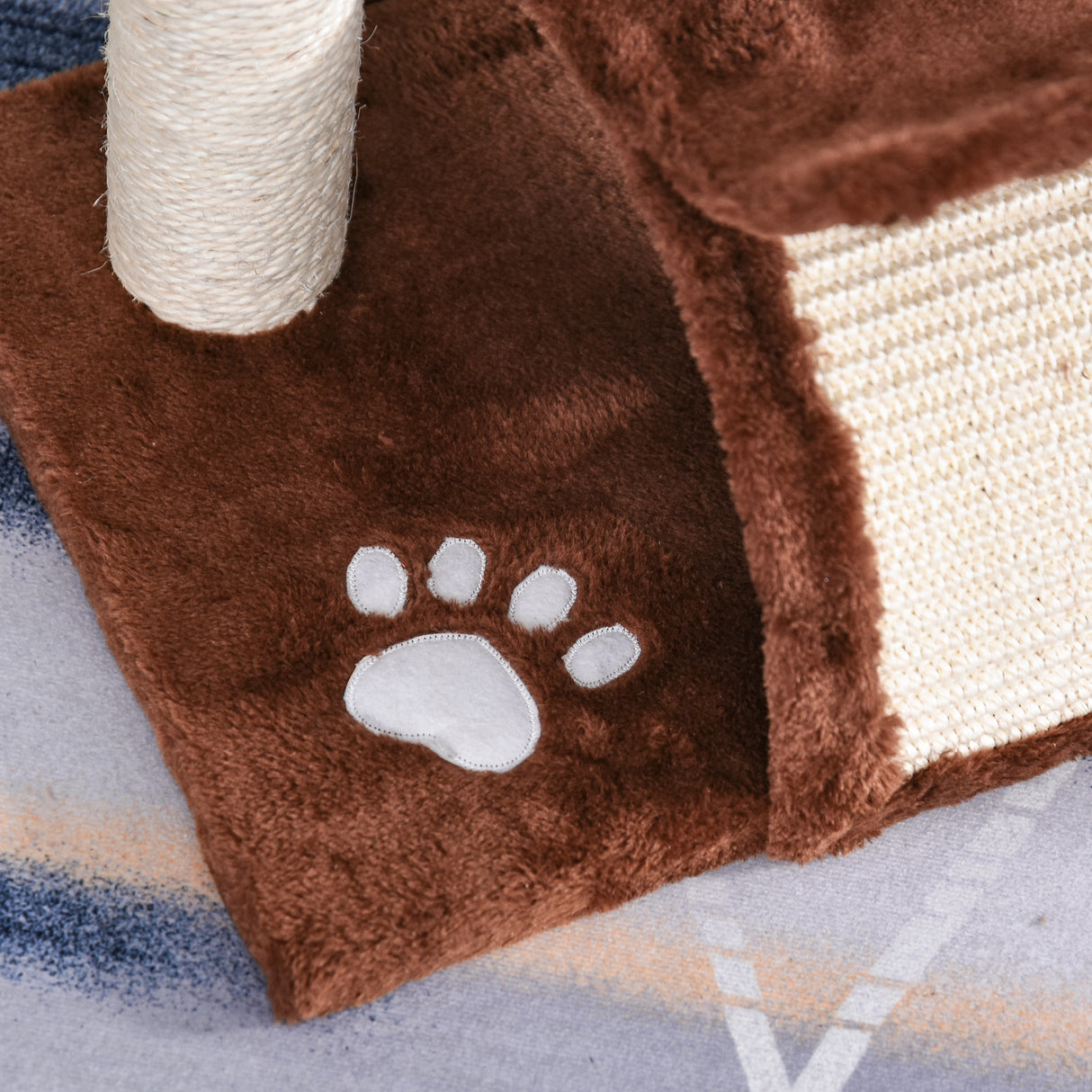 Blue Large Elevated Pet Bed for Cats, 40Lx30Wx43h-cm