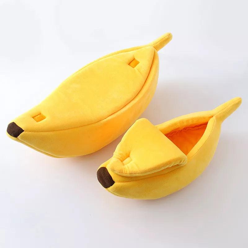 Funny Banana Cat Bed - Cute & Cosy for Cat Naps - Cat Beds - Purr Wish