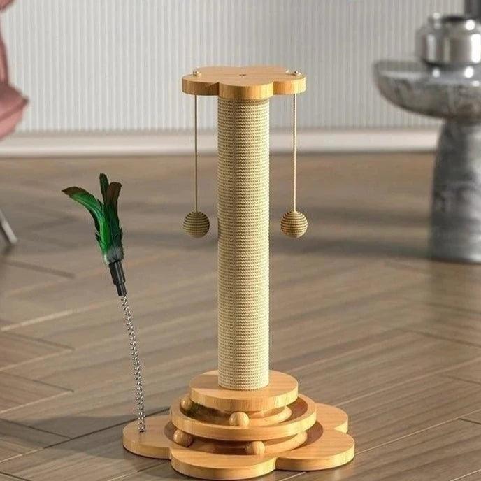 Durable Scratching Board - Solid Wood Cat Turntable - Cat Scratchers - Purr Wish