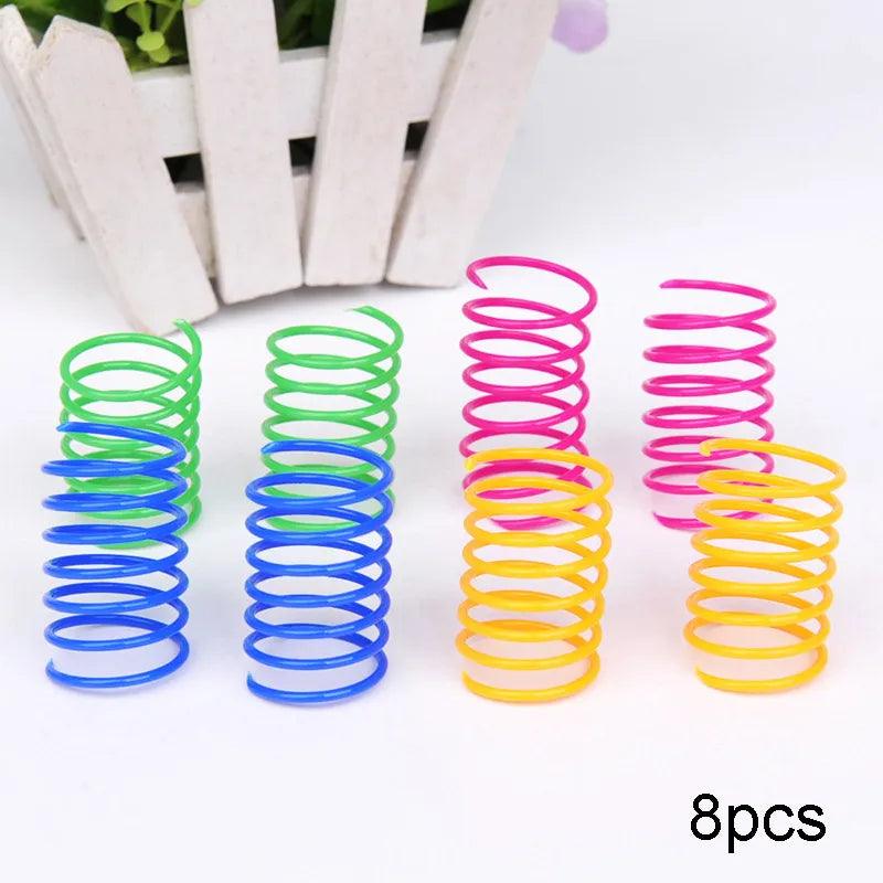 Coil Spiral Springs Cat Toys: Real Fun Times - Springs & Straws Cat Toys - Purr Wish