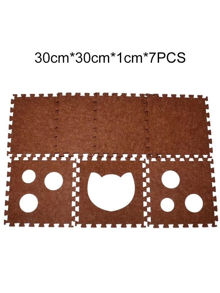 Foldable Box Cat Condo with Scratcher Board - Cat Condos - Purr Wish