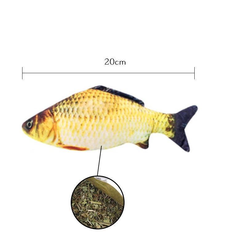 Interactive Fish Toy With Catnip - Variety of Fish Types - Fish Cat Toys - Purr Wish