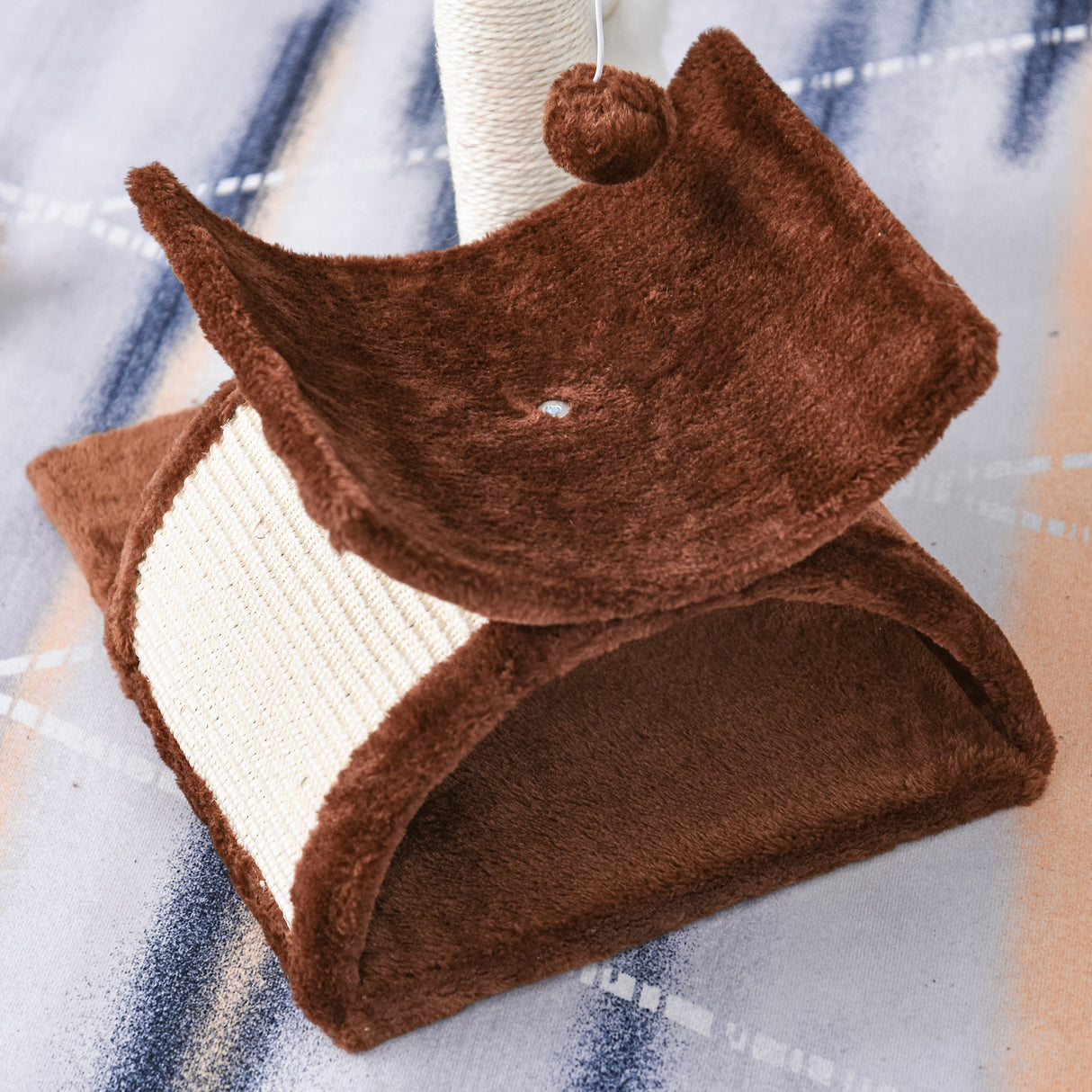 Blue Large Elevated Pet Bed for Cats, 40Lx30Wx43h-cm