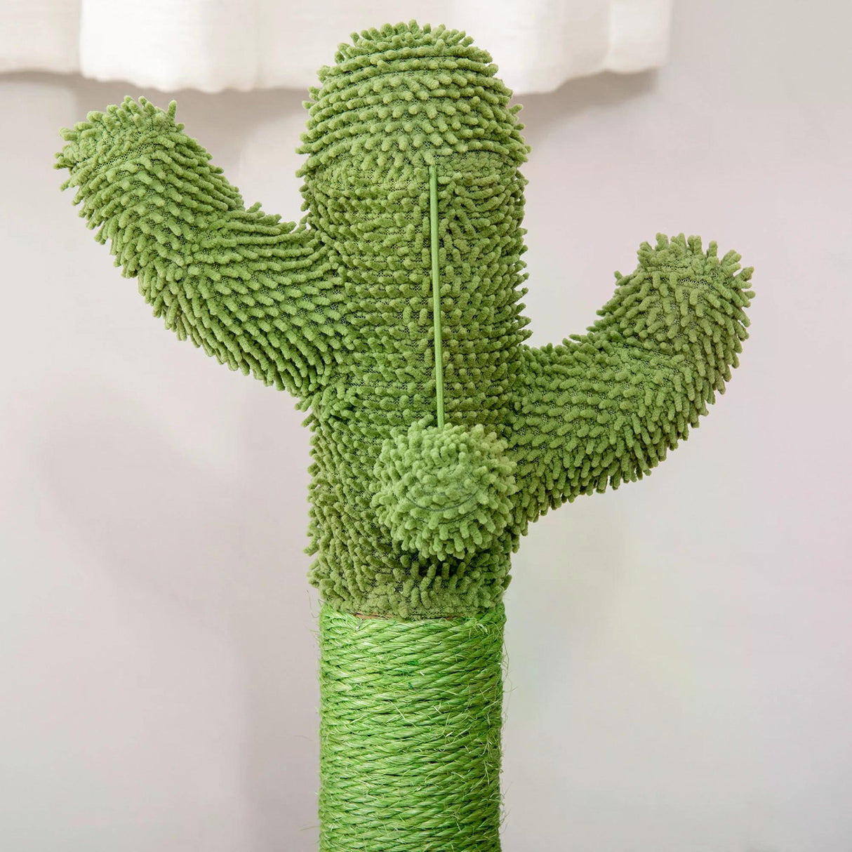 Cactus-Shaped Cat Scratching Post Tower, 60cm - Green - Cat Trees - Purr Wish