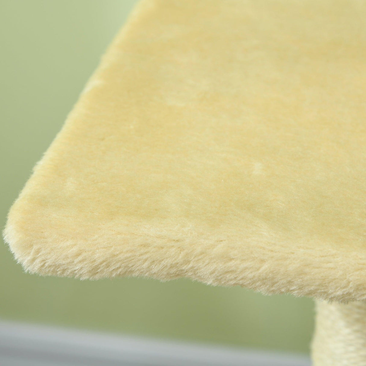 Compact Cat Tree with Scratching Post & Pad, 72cm - Cream White - Cat Trees - Purr Wish