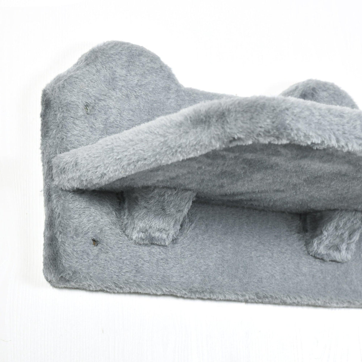 4-Piece Cat Wall Shelves - Scratching Post, Hammock, Nest - Grey & Cream - Cat Walls - Purr Wish