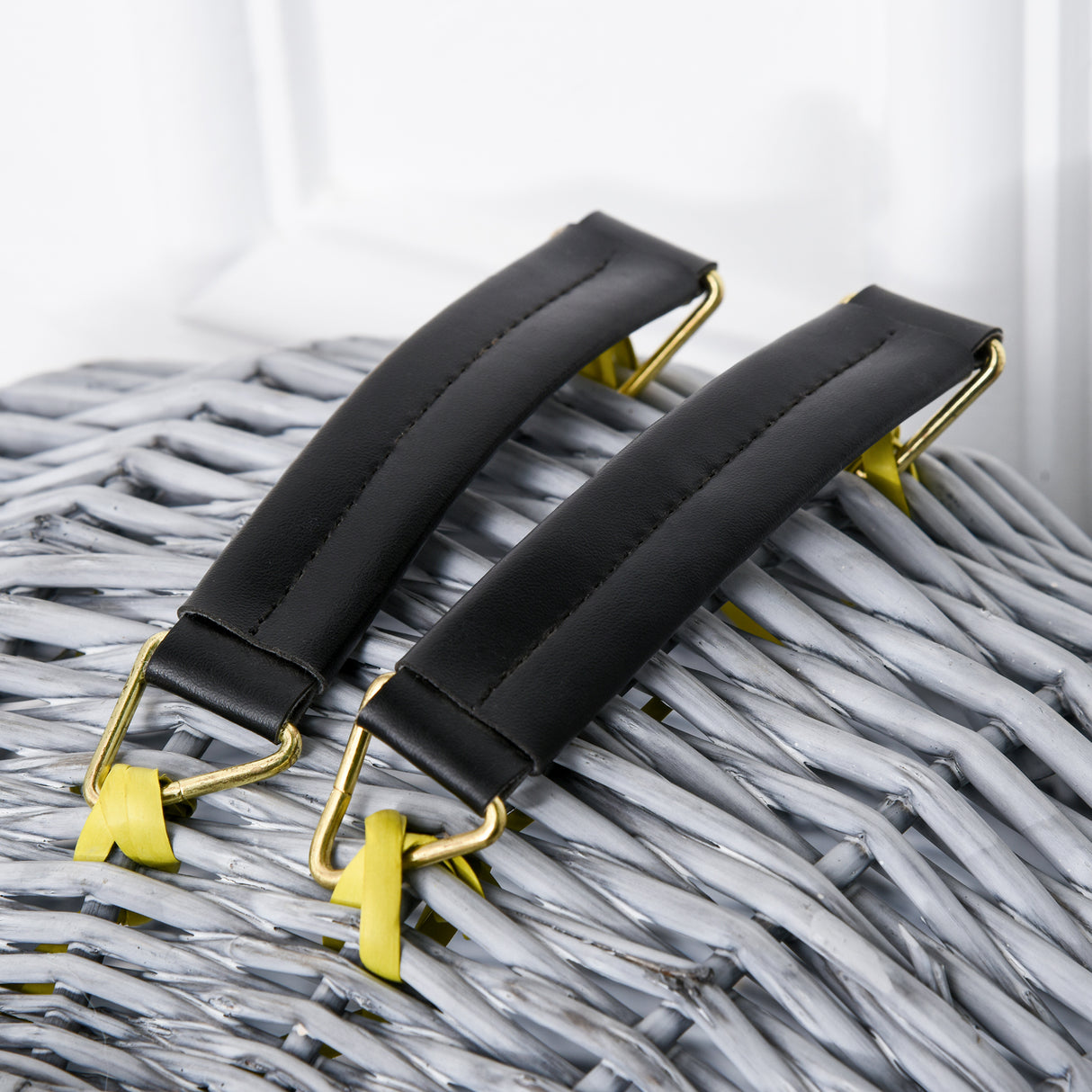 Grey Portable Pet Carrier Basket Bed 50 x 40 x 40cm