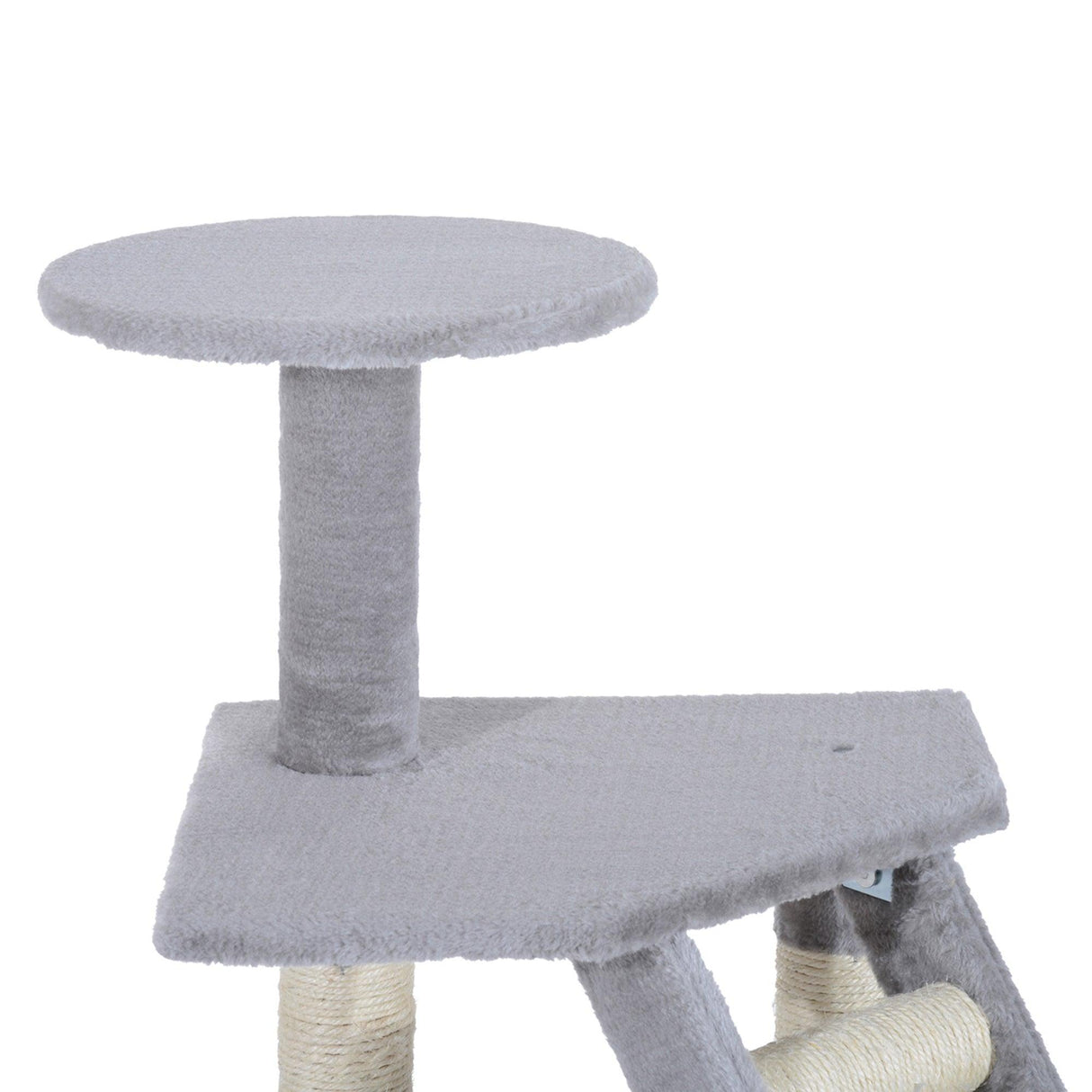 Cat Scratching Post Climbing Tower, 125cm, Grey - Cat Trees - Purr Wish