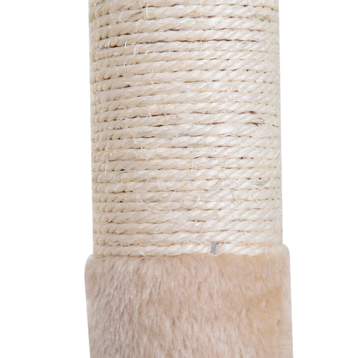 Cat Tree Hammock Bed w/ Scratching Post, 70cm - Beige - Cat Trees - Purr Wish