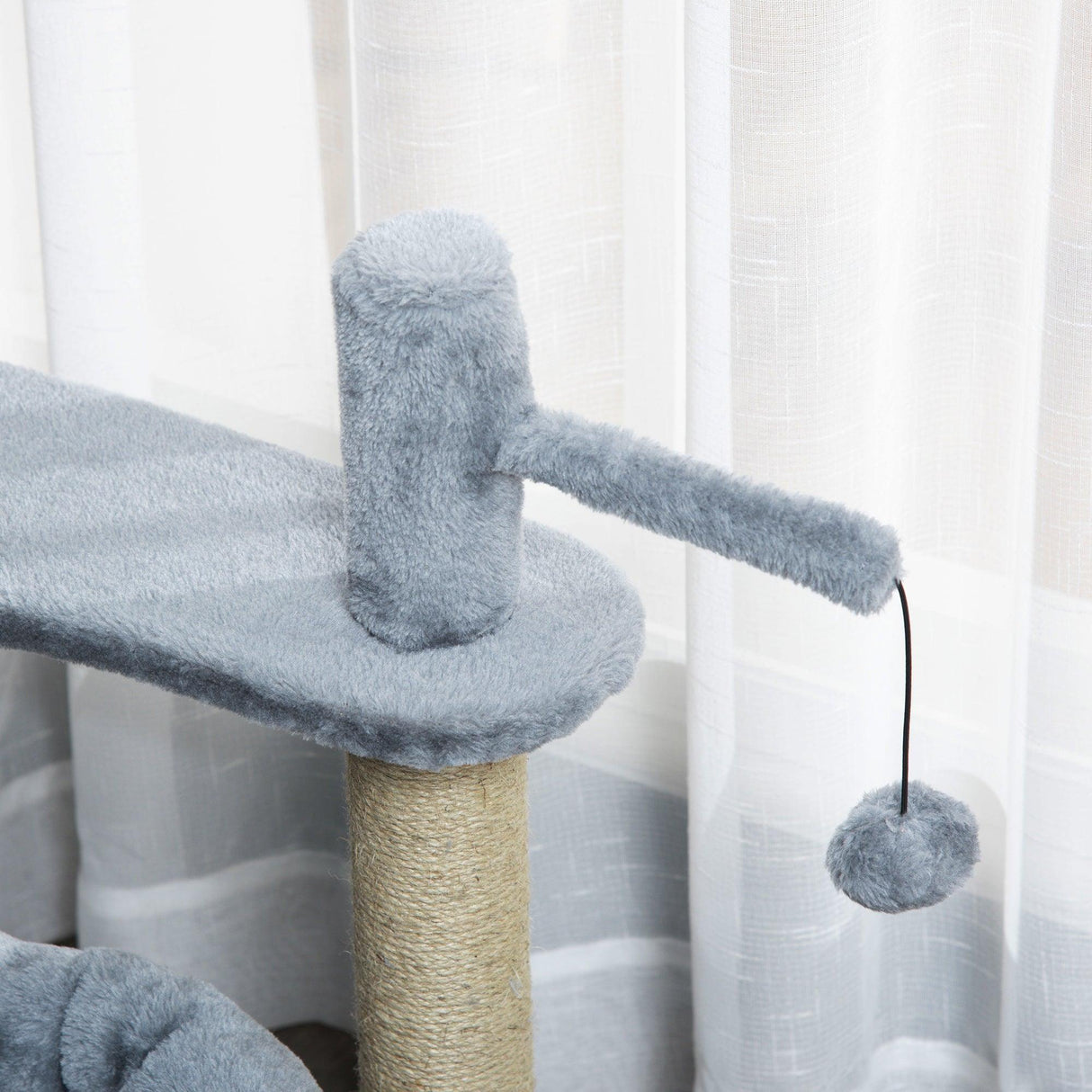 Deluxe Cat Activity Center Tower, 87cm - Grey - Cat Trees - Purr Wish