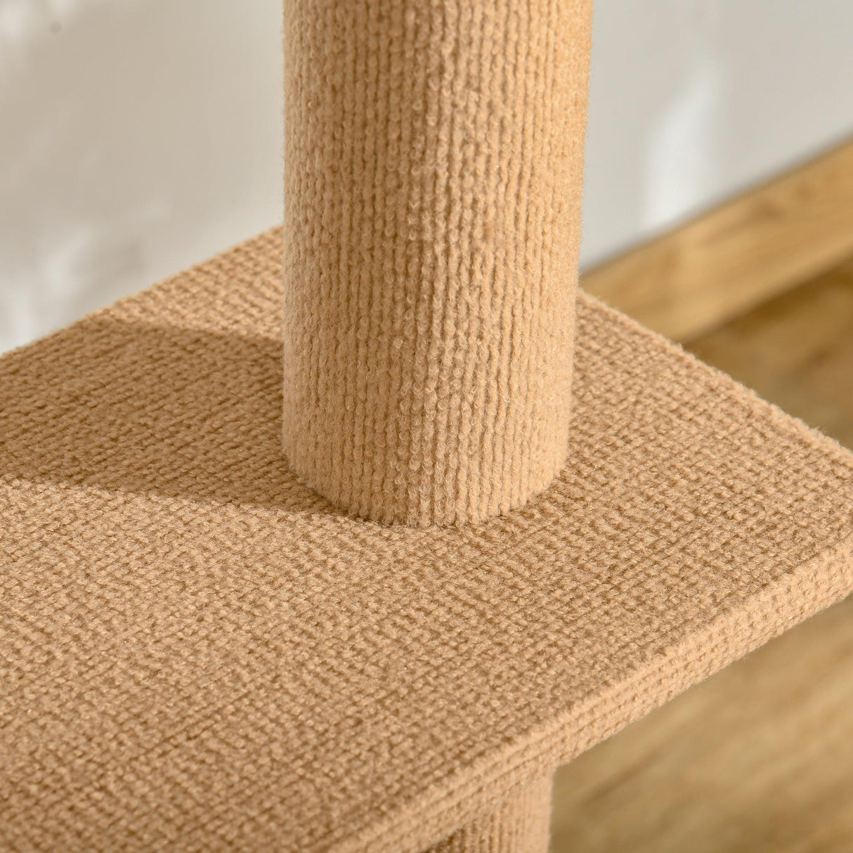 Floor-to-Ceiling Cat Tree, 260cm Tall - Brown - Cat Trees - Purr Wish