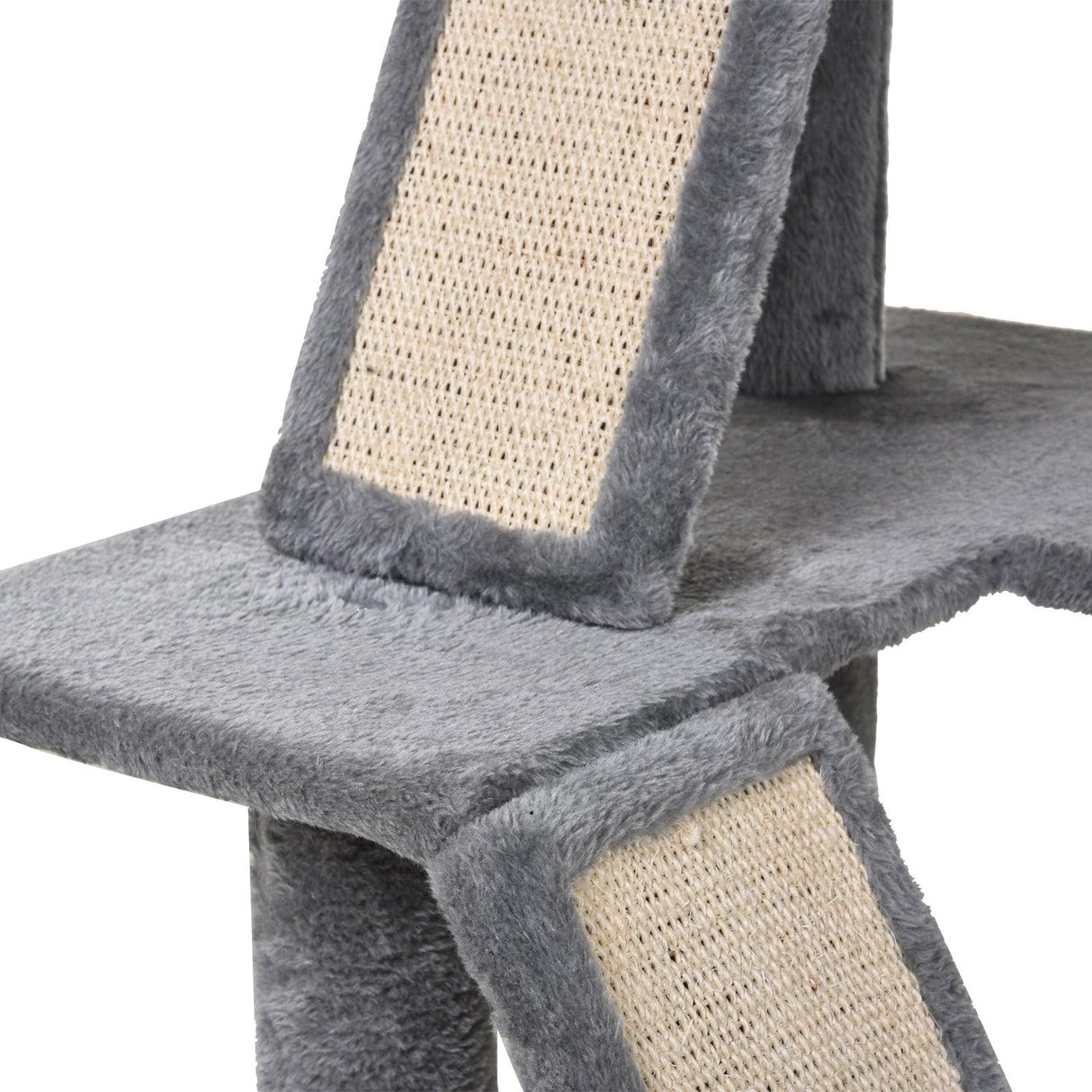 Multi-Activity Cat Tower, 130cm - Grey - Cat Trees - Purr Wish