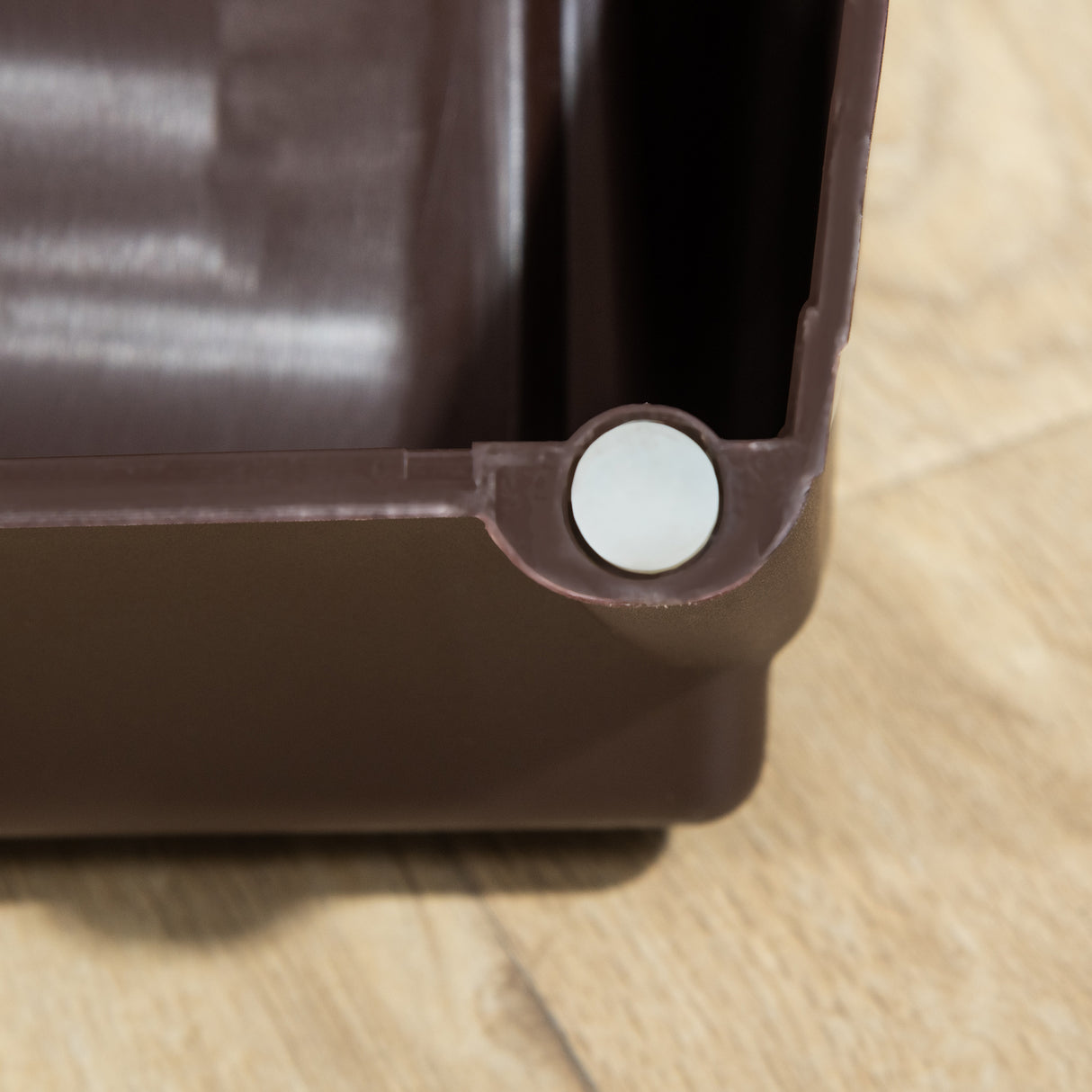 Foldable Pet Stairs for Cats, Dark Brown, 62cm