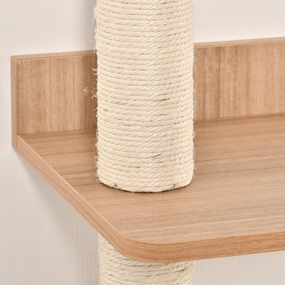 Wall-Mounted Functional Cat Shelf with Condo - Cat Walls - Purr Wish