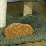 Cat Tree with Scratching Posts, Beds, Toy Ball - Cat Trees - Purr Wish