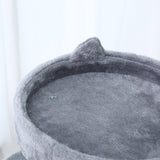 Deluxe 3-Tier Cat Condo Tower, 104cm - Grey - Cat Trees - Purr Wish