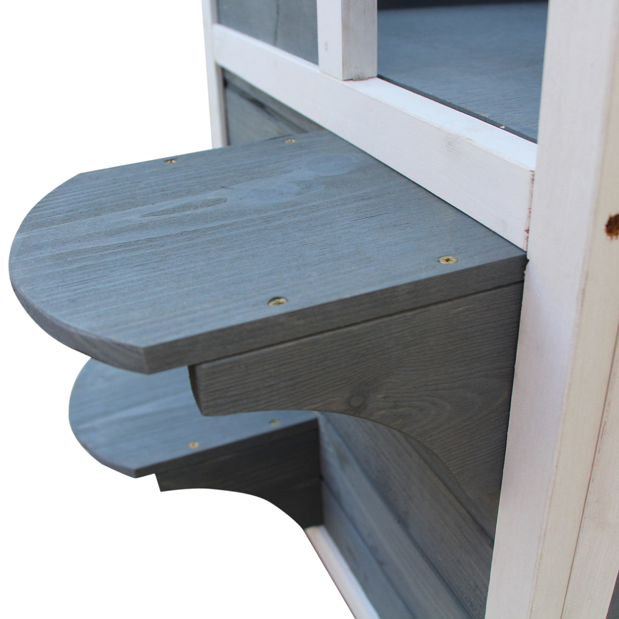 2-Floor Cat Condo Kitten Shelter with Window