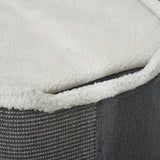 Cat Barrel with Plush Interior, 74Hcm- Grey - Cat Scratchers - Purr Wish