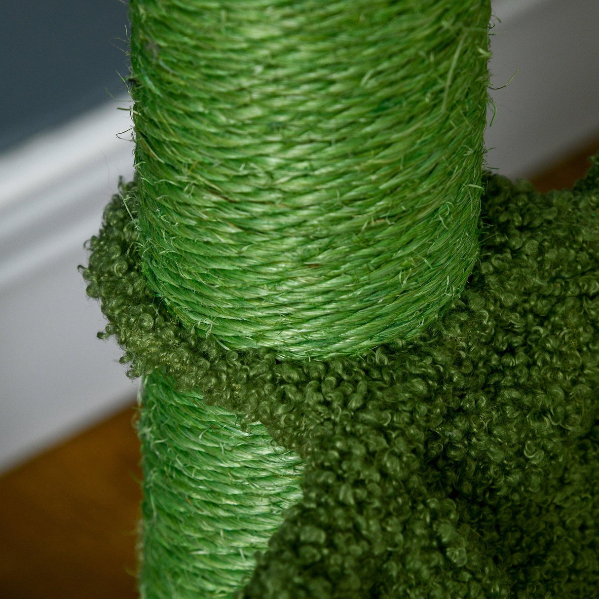 Cactus Cat Tree with Scratching Post, Hammock, 82cm - Green - Cat Trees - Purr Wish