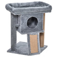Cosy Cat Tree Activity Center, 57cm - Grey - Cat Trees - Purr Wish