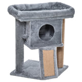 Cosy Cat Tree Activity Center, 57cm - Grey - Cat Trees - Purr Wish