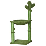 Cactus Cat Tower Activity Center with Hammock Bed, 96H x 40L x 40Wcm