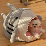 Cosy Enclosed Cat Bed - Portable & Warm Pet Nest - Cat Beds - Purr Wish