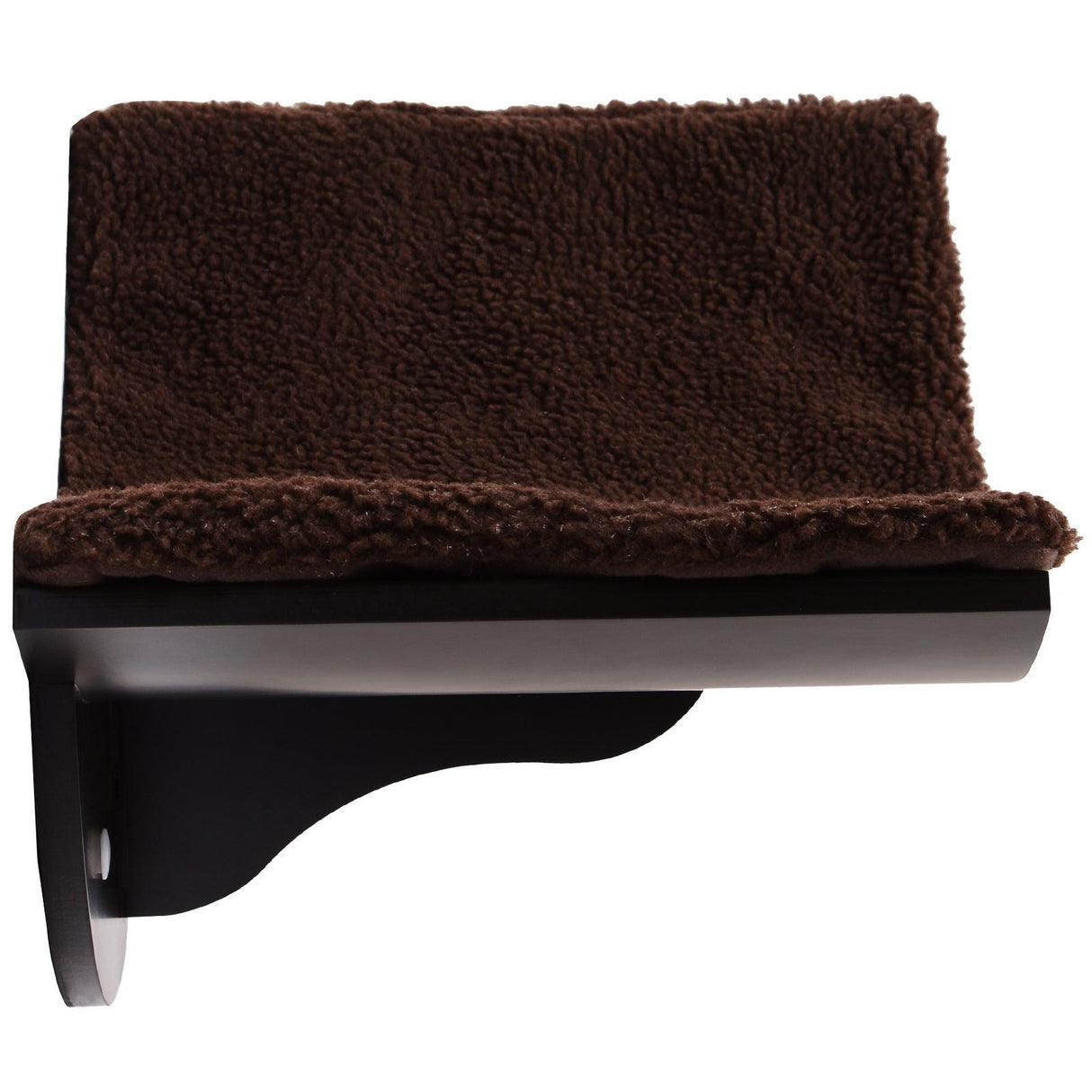Wall-Mounted Cat Shelf Bed, Brown - Cat Walls - Purr Wish