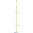 Yellow Cat Tower with Adjustable Height - Cat Trees - Purr Wish