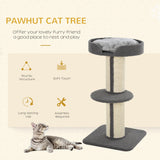 Resting Cat Tower, 91cm - Grey - Cat Trees - Purr Wish
