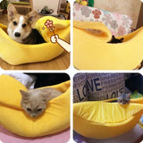Funny Banana Cat Bed - Cute & Cosy for Cat Naps - Cat Beds - Purr Wish