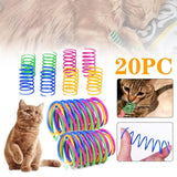 Coil Spiral Springs Cat Toys: Real Fun Times - Springs & Straws Cat Toys - Purr Wish