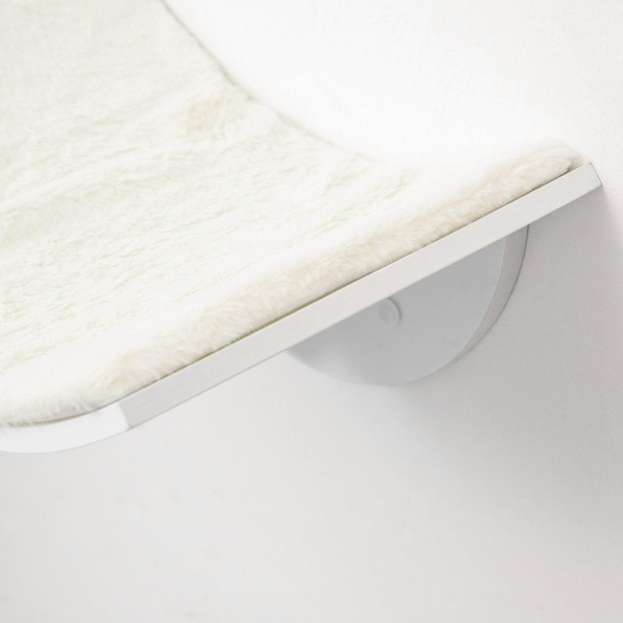 Wall-Mounted Curved Cat Perch Grey - Cat Walls - Purr Wish