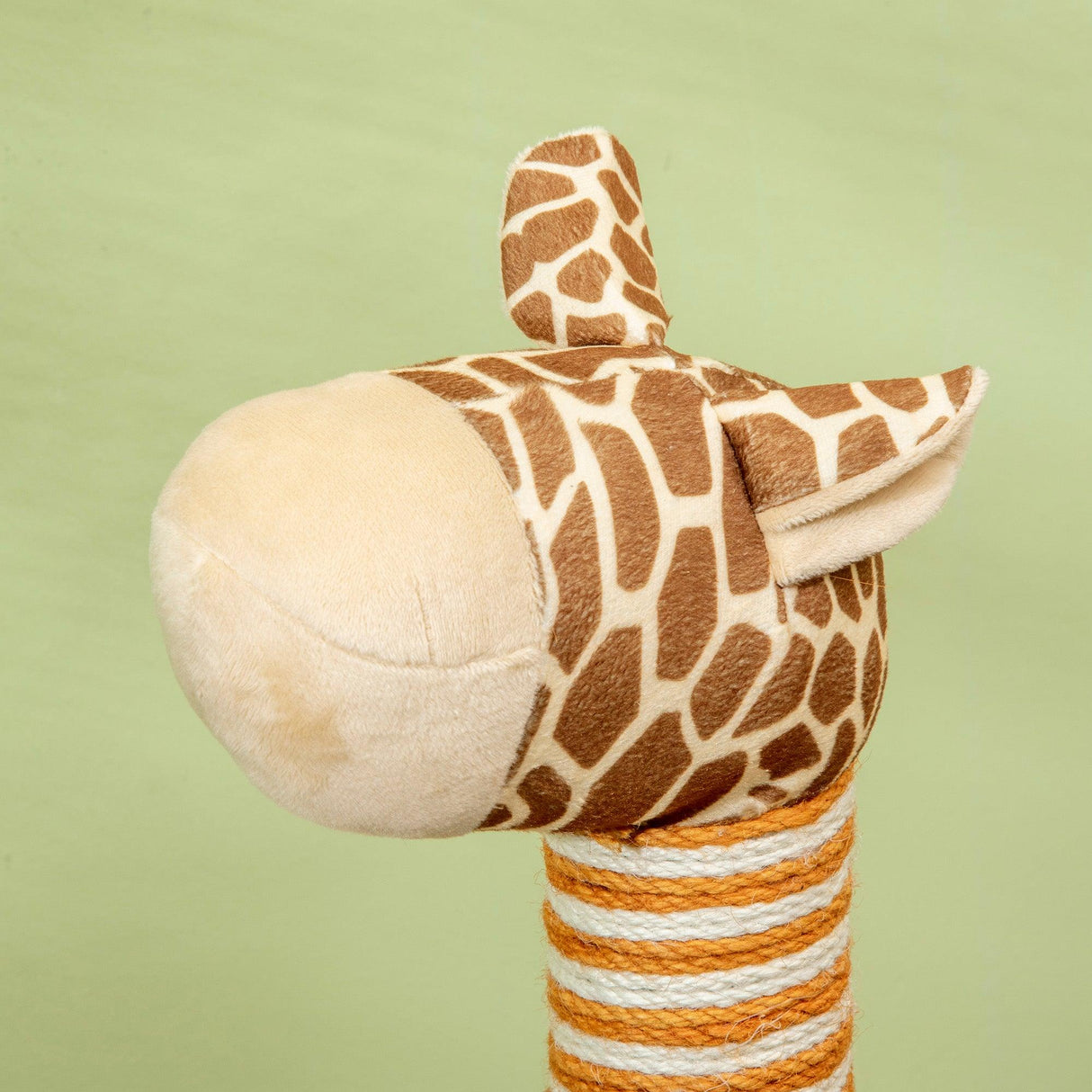 Cute Giraffe Cat Play Tower with Tunnel, 101cm - Beige - Cat Trees - Purr Wish