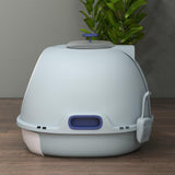 Enclosed Drawer Cat Litter Box - Light Blue - Cat Litter Trays - Purr Wish