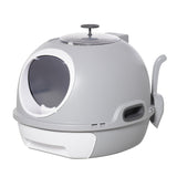 Enclosed Drawer Cat Litter Box - Light Grey - Cat Litter Trays - Purr Wish
