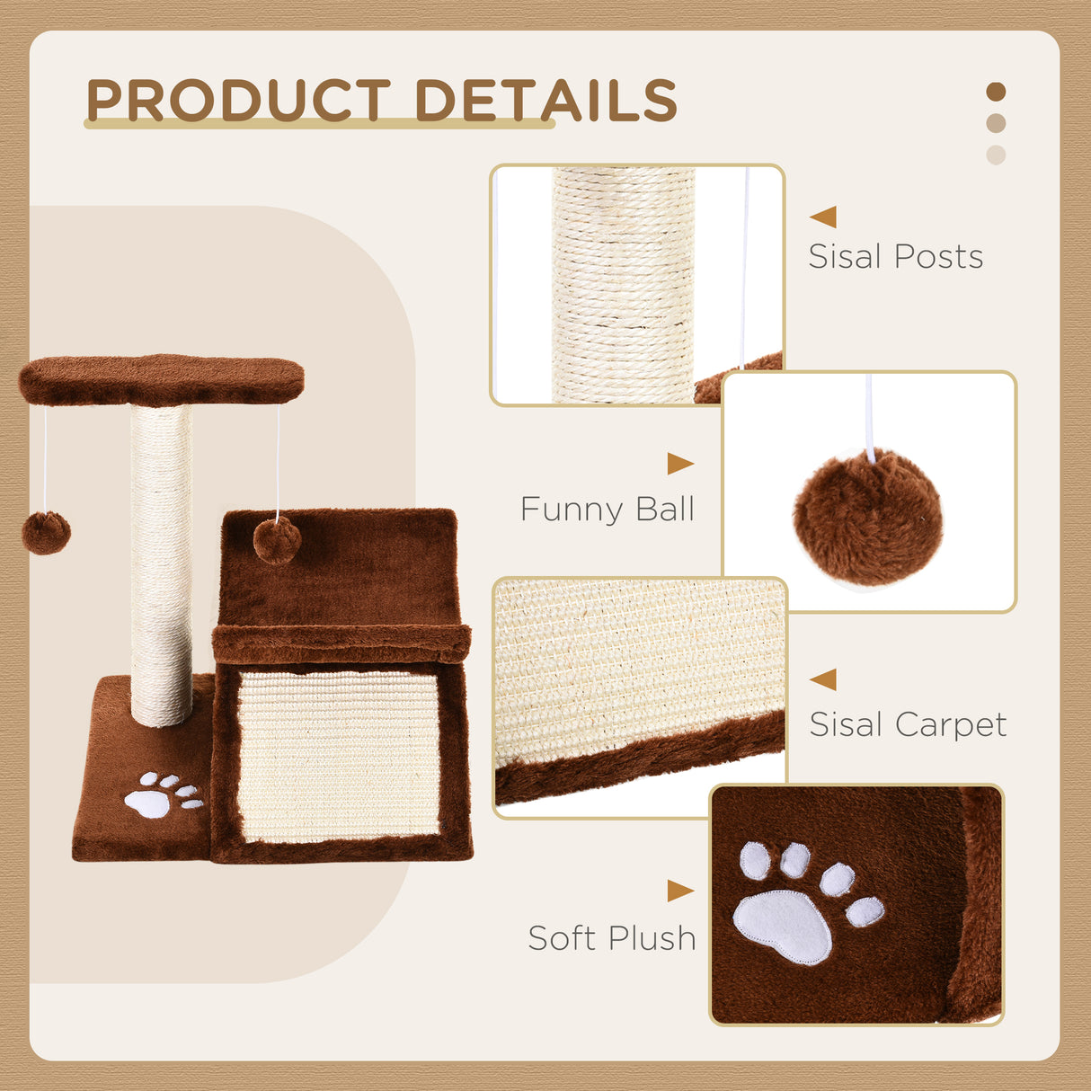 Blue Large Elevated Pet Bed for Cats, 40Lx30Wx43h-cm