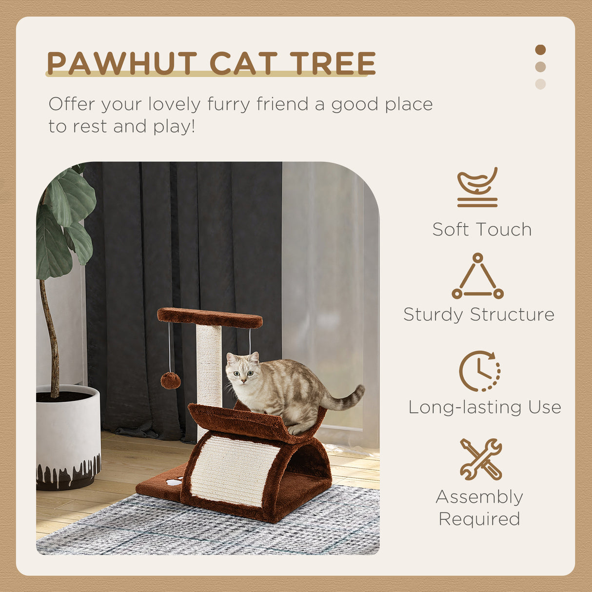 Blue Large Elevated Pet Bed for Cats, 40Lx30Wx43h-cm