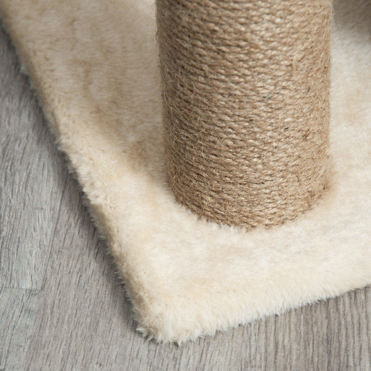 Cat Tree with Scratching Posts, 76cm - Light Brown - Cat Trees - Purr Wish