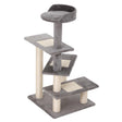 Multi-Level Cat Climbing Tower, 99.5cm - Grey - Cat Trees - Purr Wish