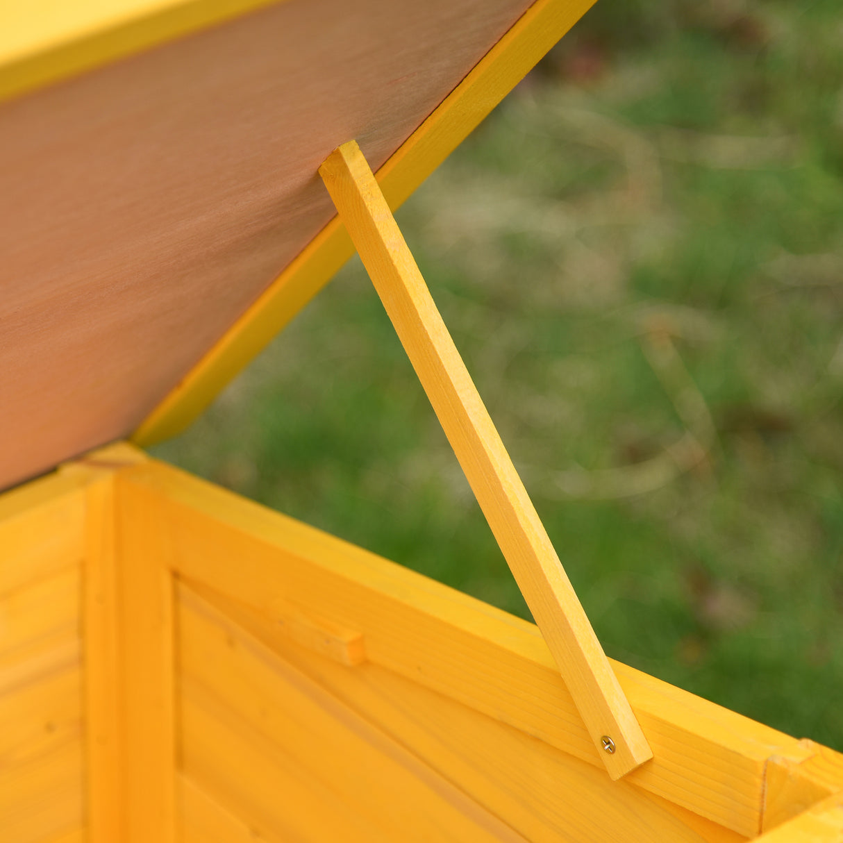 Garden Wooden Cat House Outdoor Pet Shelter