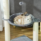 Cat Tree Tower Activity Center, 83cm - Grey - Cat Trees - Purr Wish